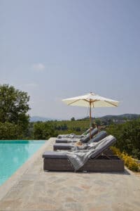 Piedmont Italy house poolside
