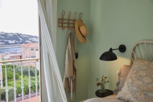 Villefranche apartment holiday home bedroom view