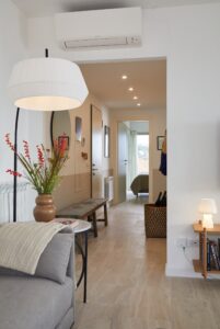 Villefranche apartment holiday home hallway living area