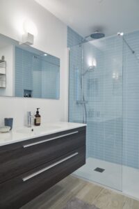Villefranche apartment holiday home bathroom sink shower