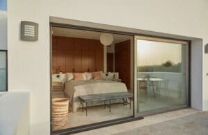 Marbella villa holiday home master bedroom terrace