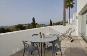 Marbella holiday home balcony view