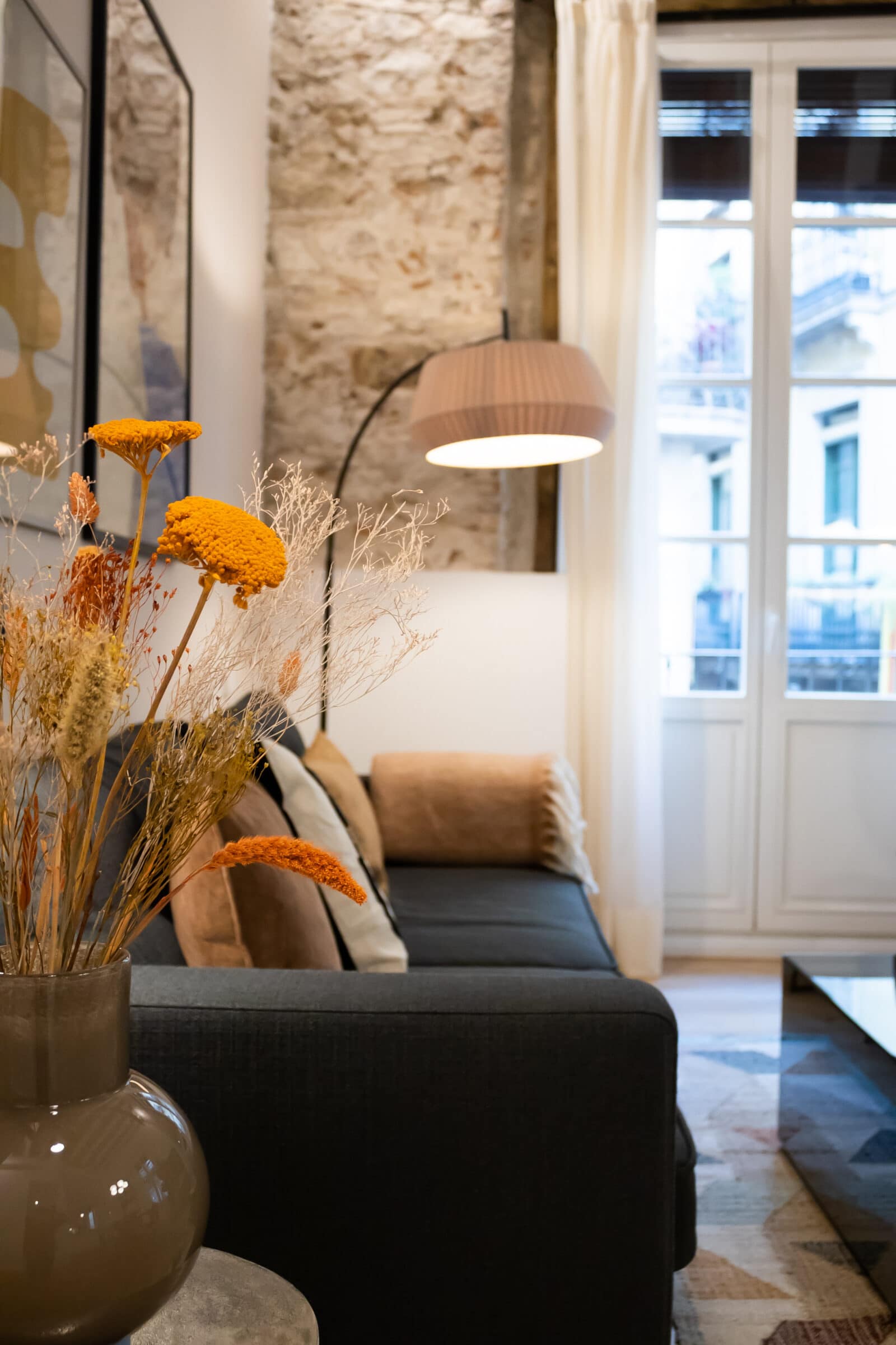 Barcelona apartment holiday home living room