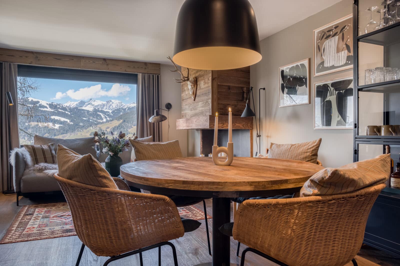 Megeve holiday home interior design