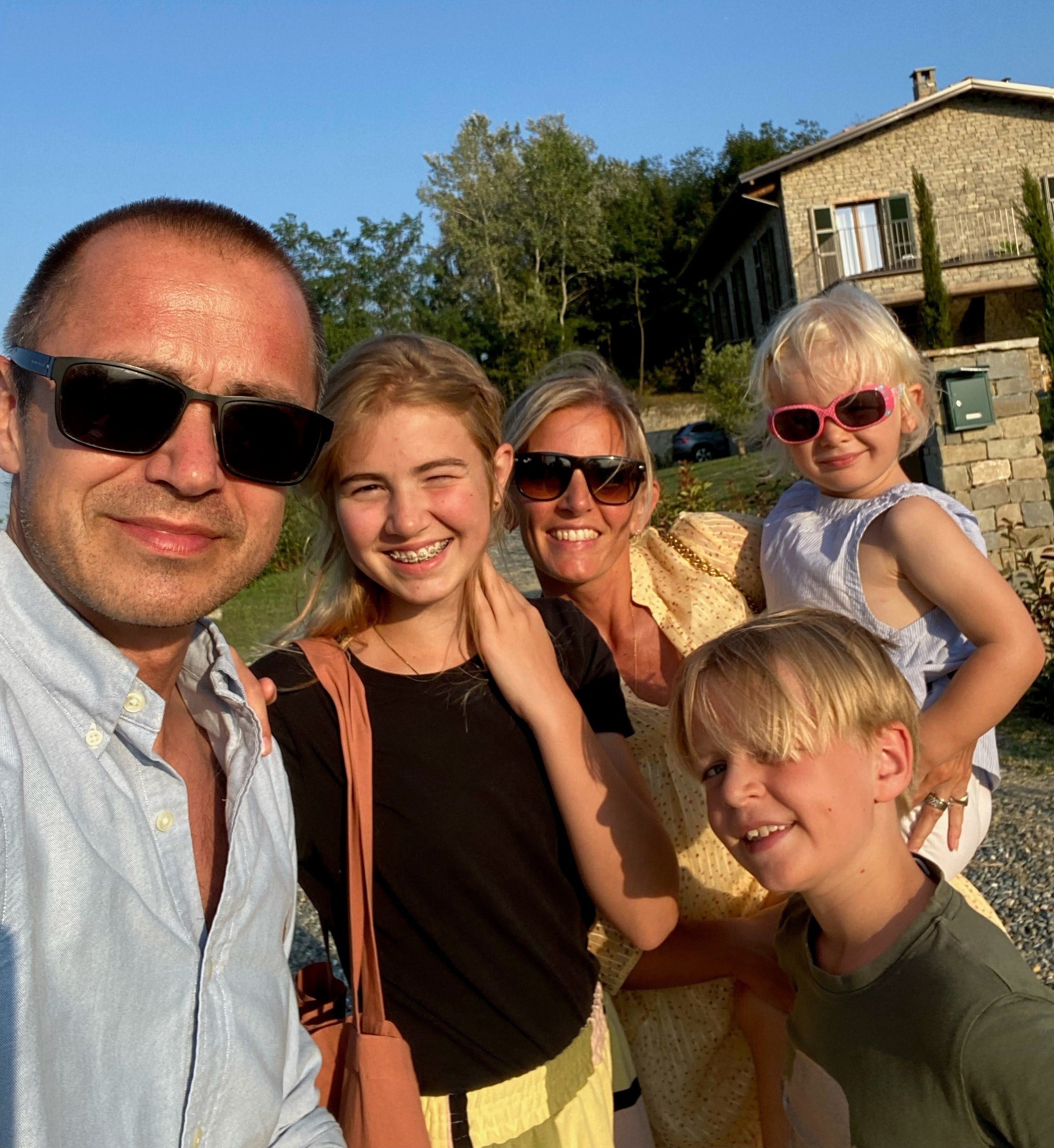 Malene and her family, owner in a Premium association