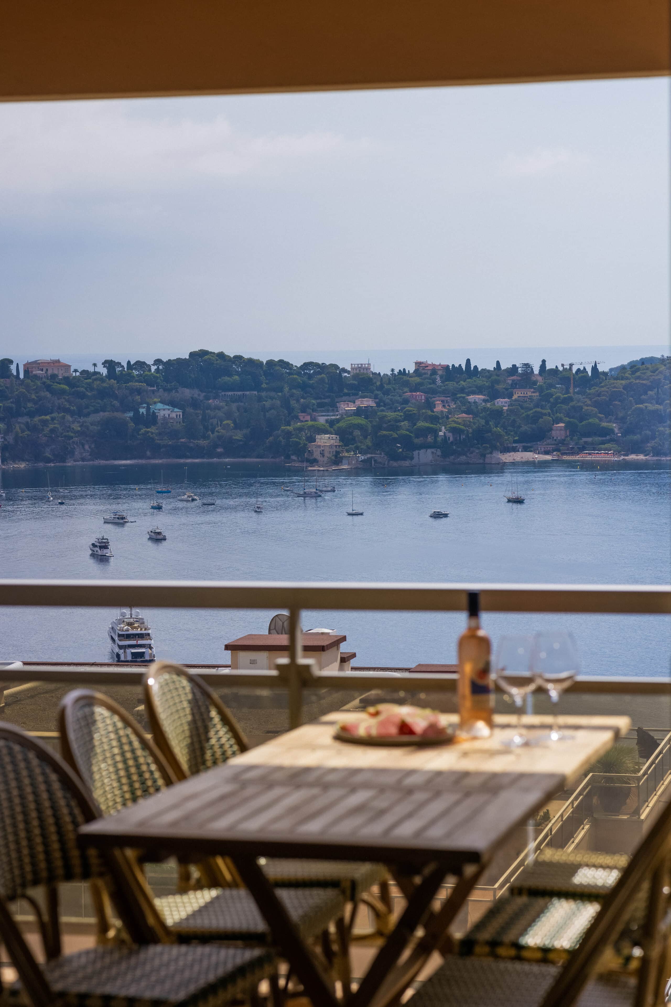 Villefranche holiday home apartment balcony view