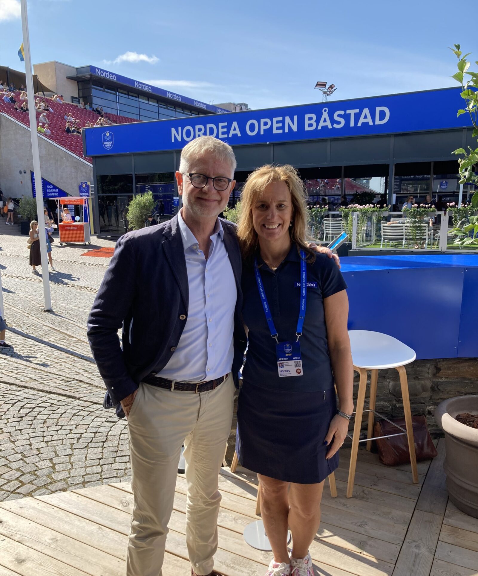 Finn Christensen, VD & grundare av MyHomes och Maria Aviani Johansson, chef för Nordea Private Banking Syd.